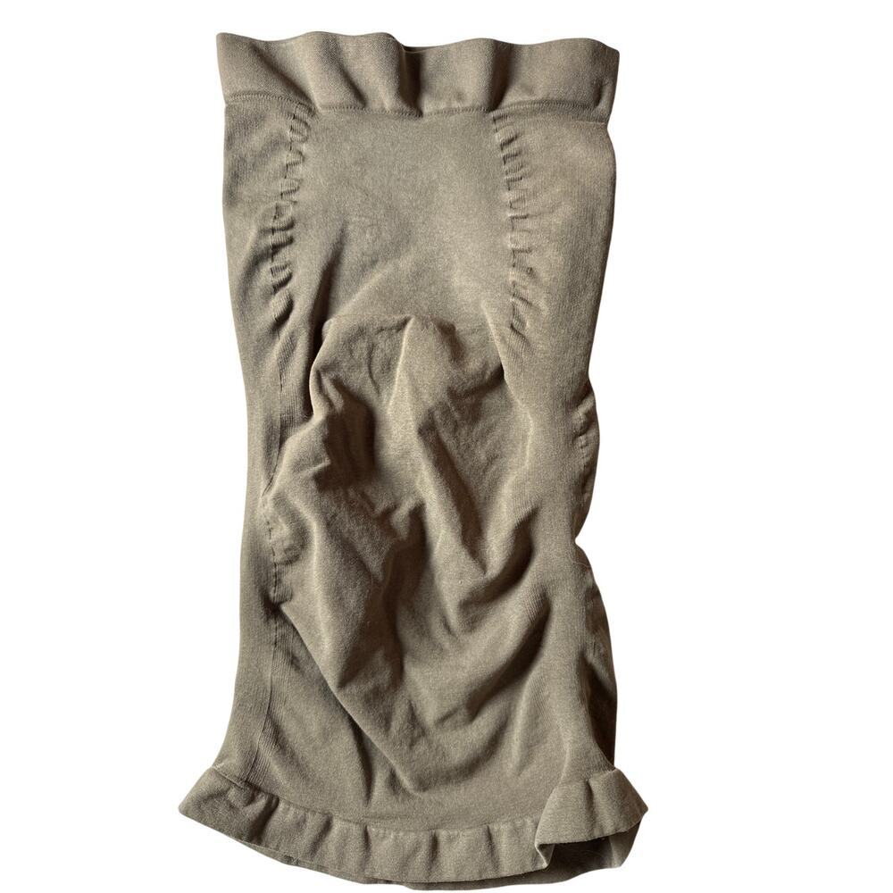 SKIMS Sculpting Long Skirt Slip Pull On Slimming Shapewear Brown XXS / XS